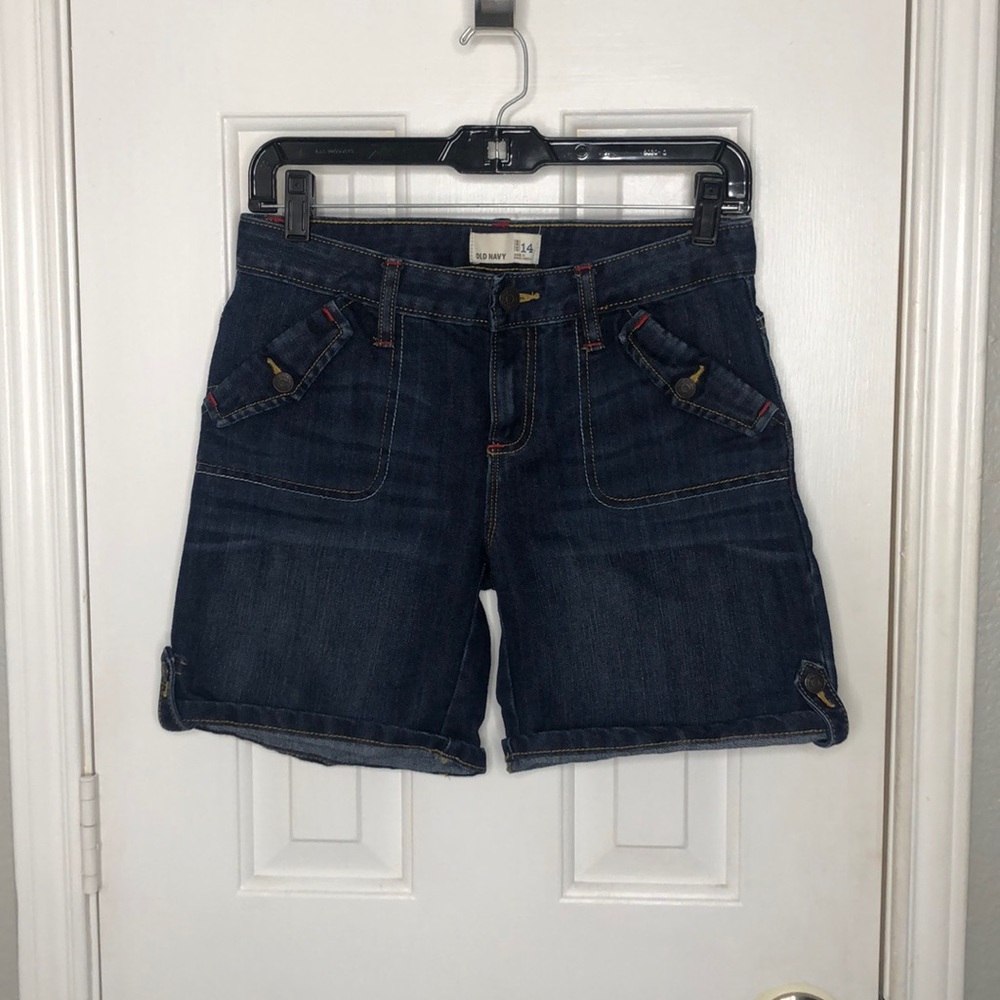Denim shorts